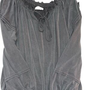 Lucky Brand Charcoal Blouse